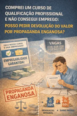 Imagem da notícia Comprei um Curso de Qualificação Profissional e Não Consegui Emprego
